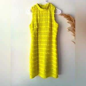 Yellow J. Crew dress, Size 0, excellent condition. Fun and flattering on.